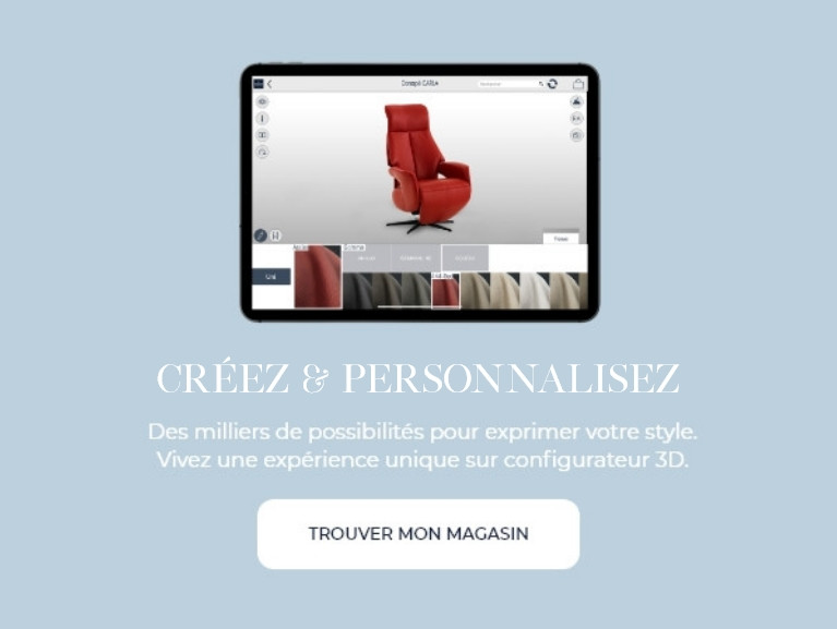 Créez et personnalisez votre fauteuil relax